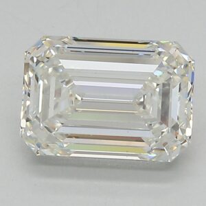Lab Created 3.04 Carat H VS1 Emerald Diamond
