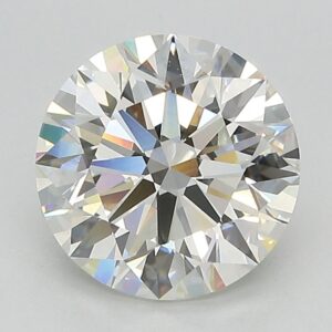 Lab Created 2.73 Carat Round Diamond