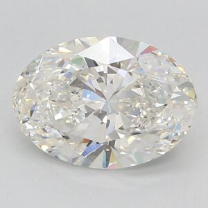 Lab Created 2.31 Carat G VS1 Oval Diamond