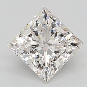 Lab Created 1.55 Carat H SI1 Princess Diamond