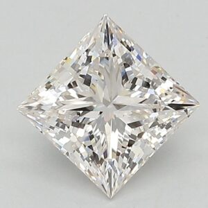 Lab Created 1.55 Carat Princess Diamond