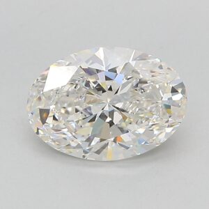 Lab Created 2.05 Carat Oval Diamond