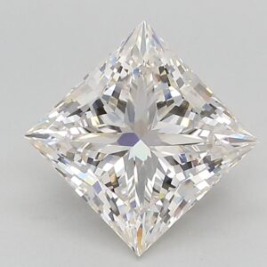 Lab Created 2.5 Carat Princess Diamond