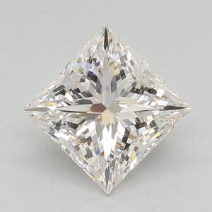 Lab Created 2.53 Carat Princess Diamond