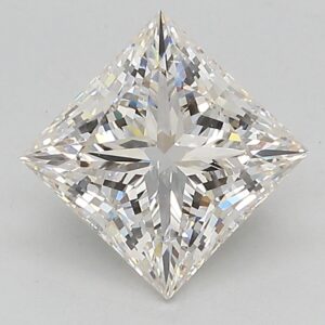 Lab Created 2.07 Carat H VS1 Princess Diamond