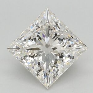 Lab Created 2.15 Carat Princess Diamond