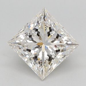 Lab Created 1.89 Carat H VS1 Princess Diamond