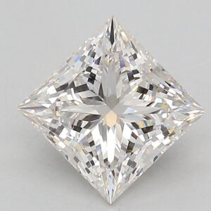 Lab Created 2.29 Carat H VS1 Princess Diamond