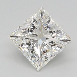 Lab Created 1.84 Carat G VS2 Princess Diamond