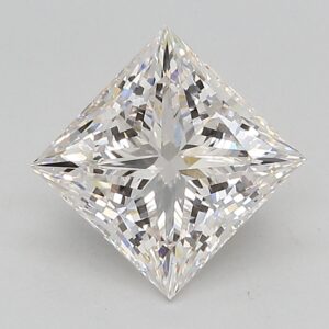 Lab Created 2.25 Carat G VS1 Princess Diamond