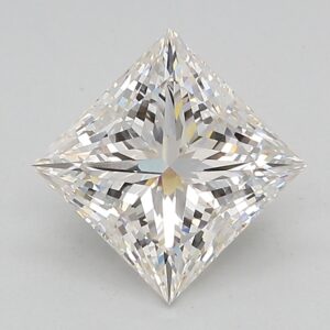 Lab Created 2.29 Carat H VS1 Princess Diamond