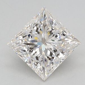 Lab Created 1.79 Carat H VS1 Princess Diamond