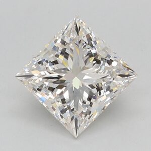 Lab Created 2.17 Carat H VS1 Princess Diamond