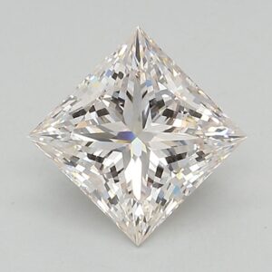 Lab Created 1.71 Carat Princess Diamond