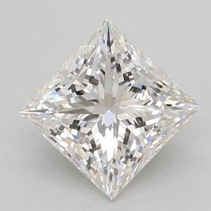 Natural 1.72 Carat Princess Diamond