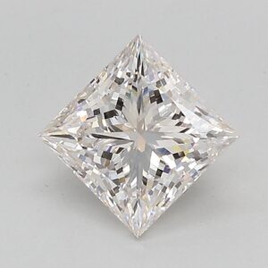 Lab Created 1.71 Carat H VS1 Princess Diamond