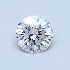 Lab Created 0.71 Carat Round Diamond