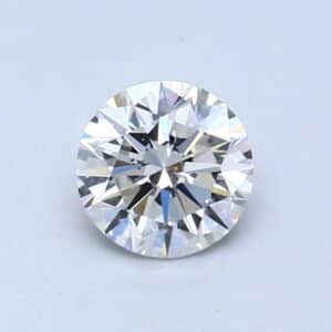Natural 0.51 Carat F IF Round Diamond