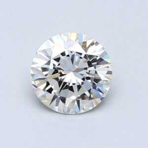 Natural 0.71 Carat F VVS1 Round Diamond