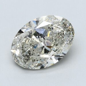 Natural 5.56 Carat F SI2 Oval Diamond