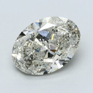 Lab Created 5.56 Carat Oval Diamond