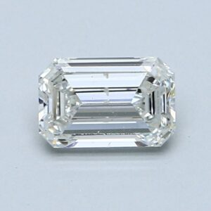 Lab Created 0.9 Carat Emerald Diamond