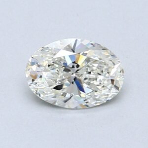 Lab Created 0.7 Carat Oval Diamond