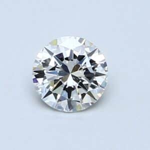 Natural 0.53 Carat Round Diamond