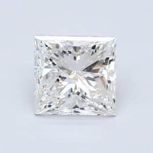 Natural 0.99 Carat Princess Diamond