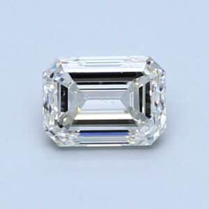 Natural 0.9 Carat I VVS1 Emerald Diamond