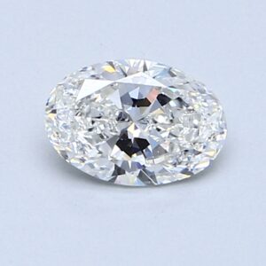 Natural 0.71 Carat F VVS1 Oval Diamond