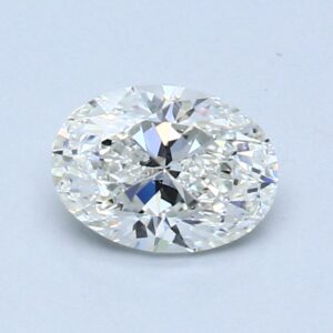 Lab Created 0.7 Carat Oval Diamond