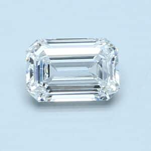 Natural 0.8 Carat D VS2 Emerald Diamond