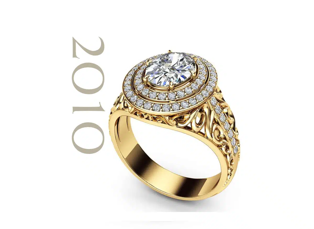oval halo engagement ring