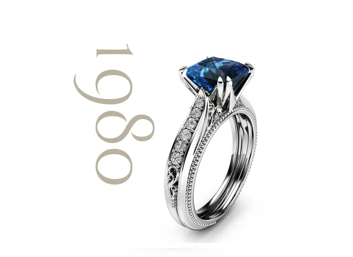 topaz engagement ring