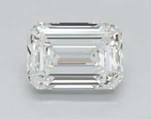 Lab Created 1.92 Carat E VS2 Emerald Diamond
