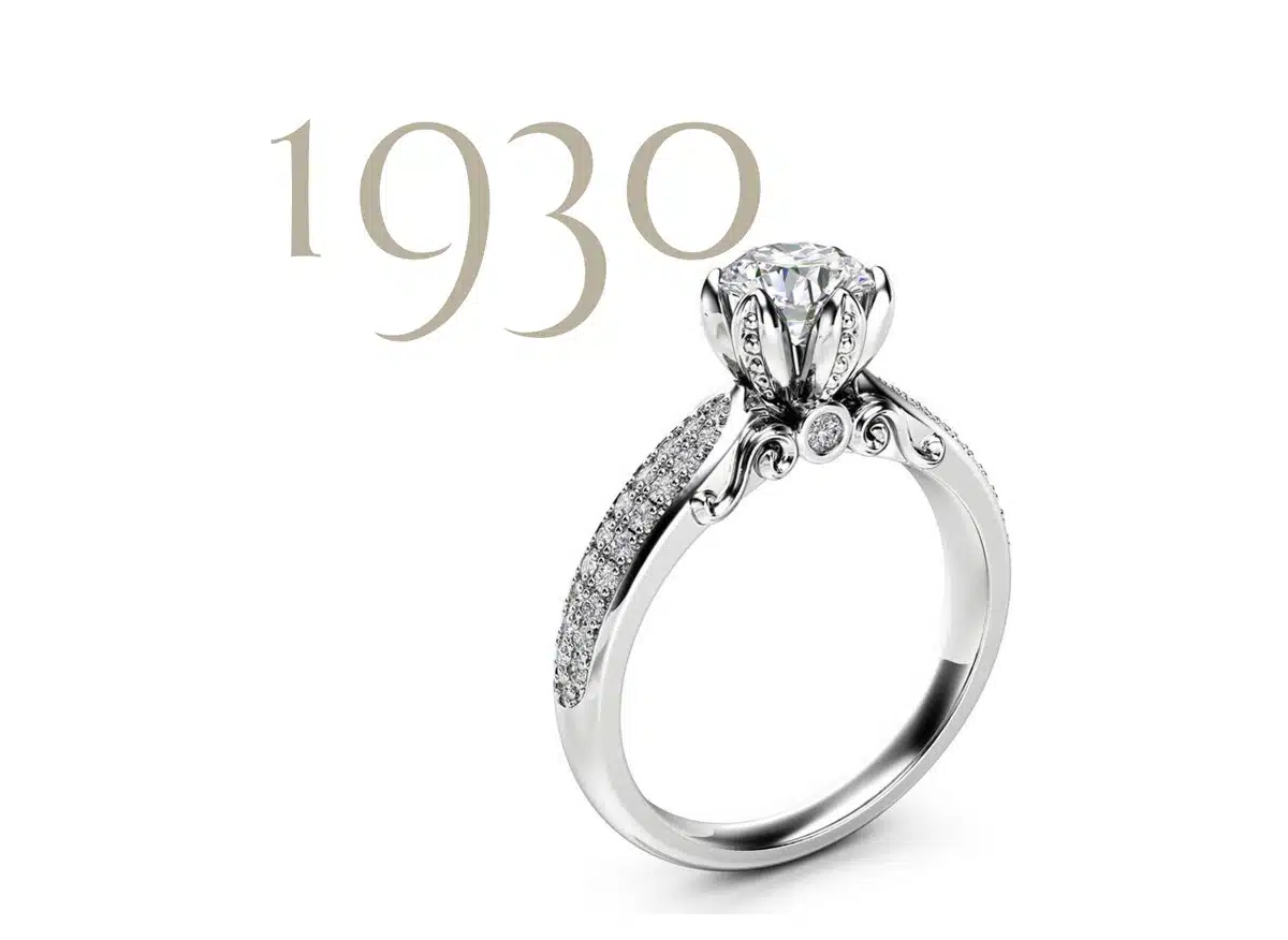 natural diamond pave ring camellia jewelry