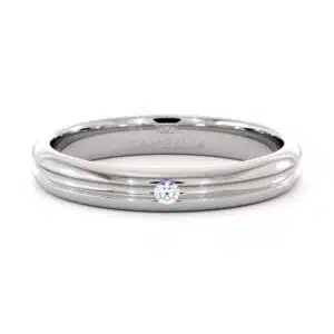 14K Gold Elegant Diamond Classic Women's Wedding Band