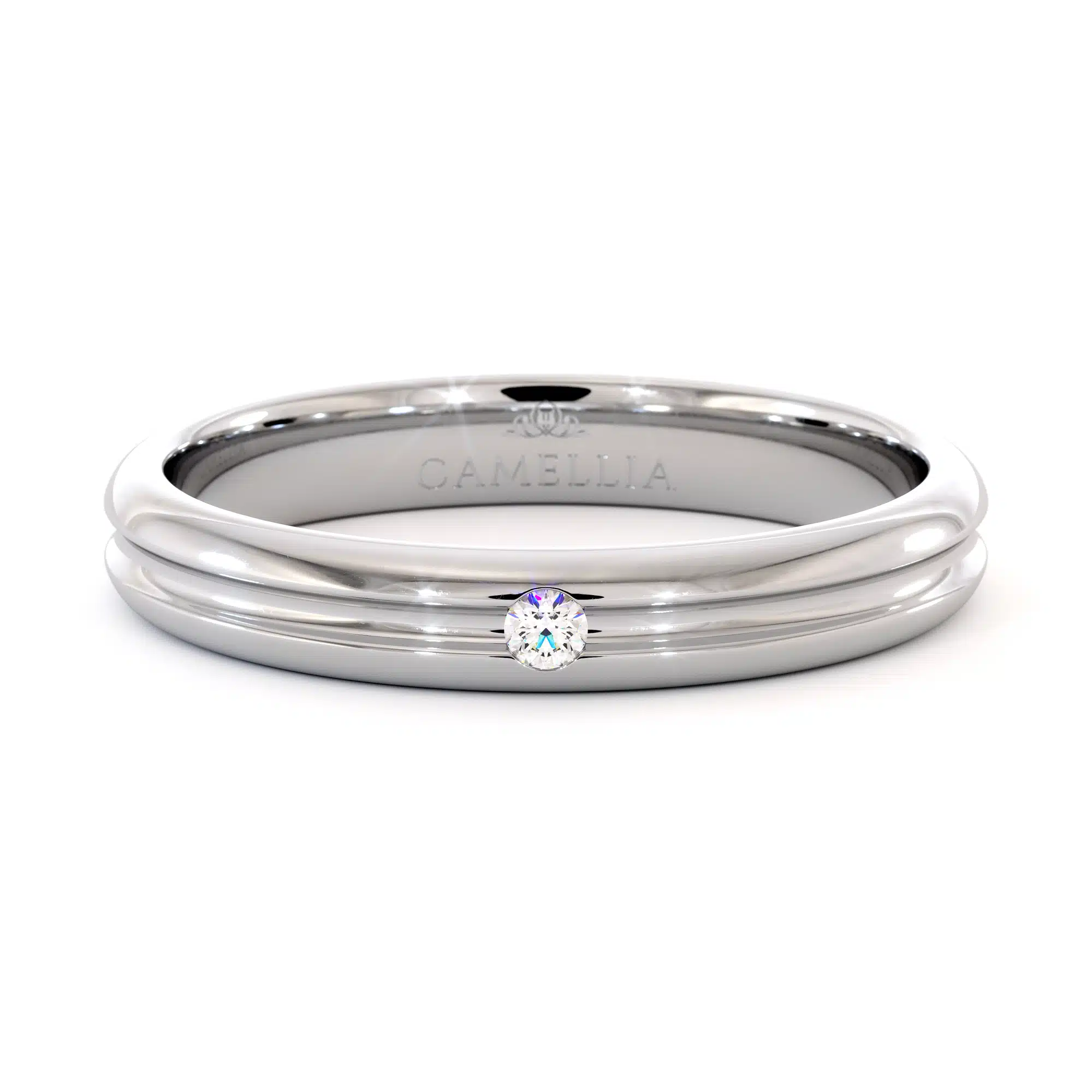 14k white gold classic diamond women band (9)