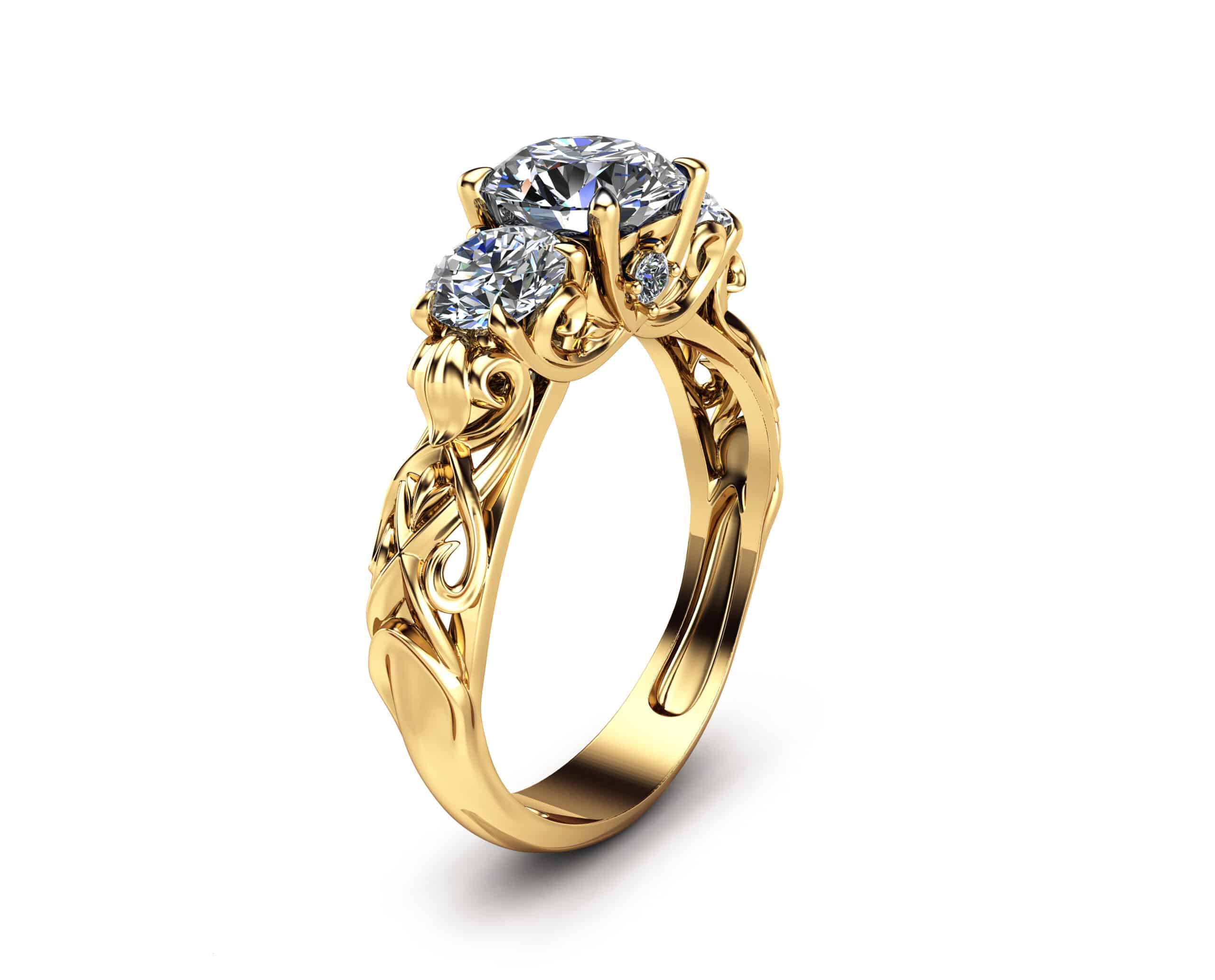 AN-0046A Yellow Gold (1)