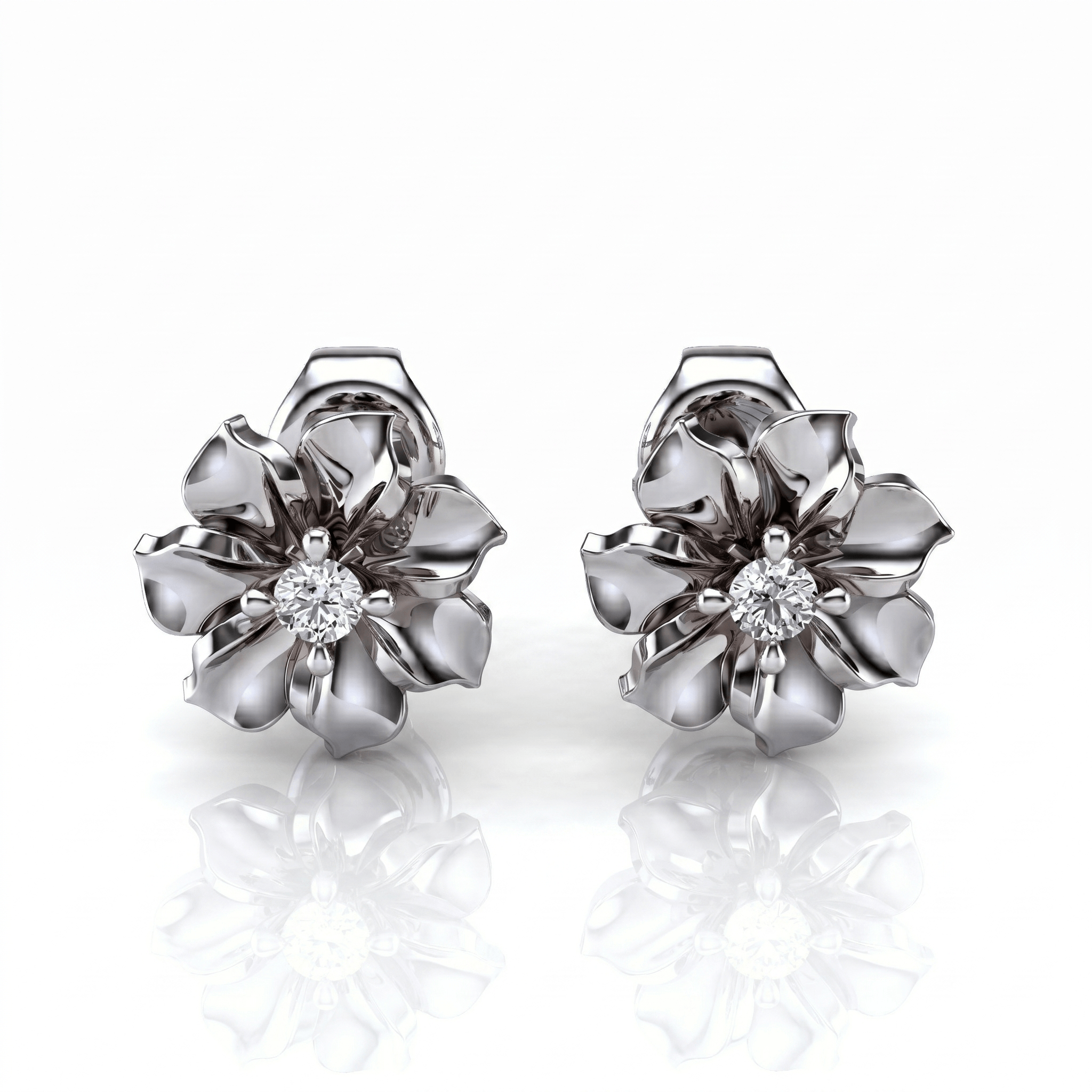 AR-0007 white gold earrings (1)