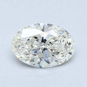 Natural 0.7 Carat I VVS1 Oval Diamond