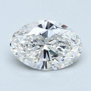 Natural 1.51 Carat F VS1 Oval Diamond