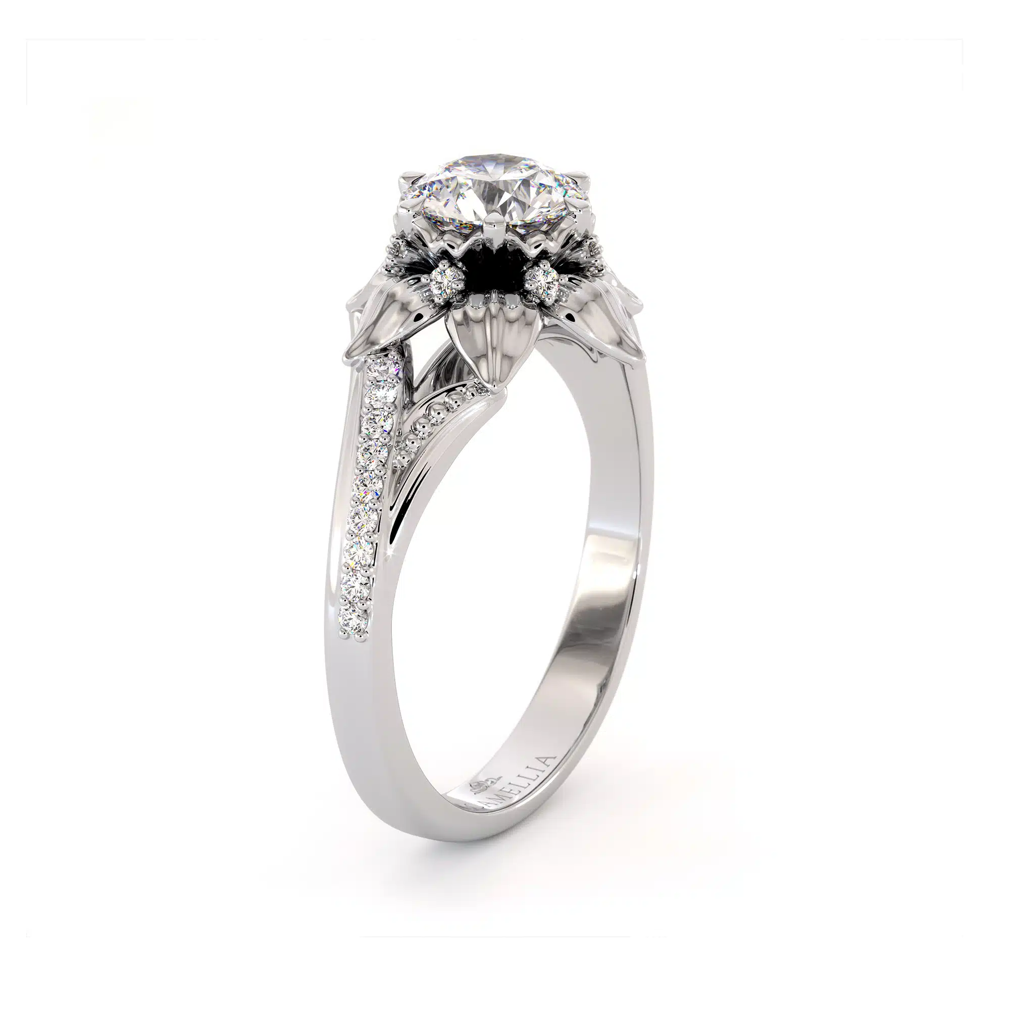 CL-0023 Rose_Gold_Flower_Ring