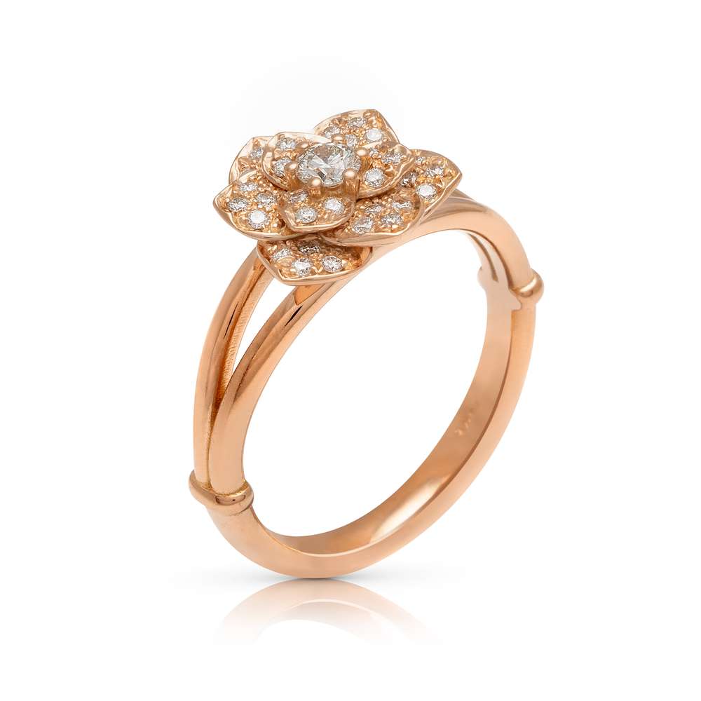 1 Moissanite & Natural Diamonds Engagement Ring 14K White Gold Moissanite Ring 1 Carat Engagement Ring