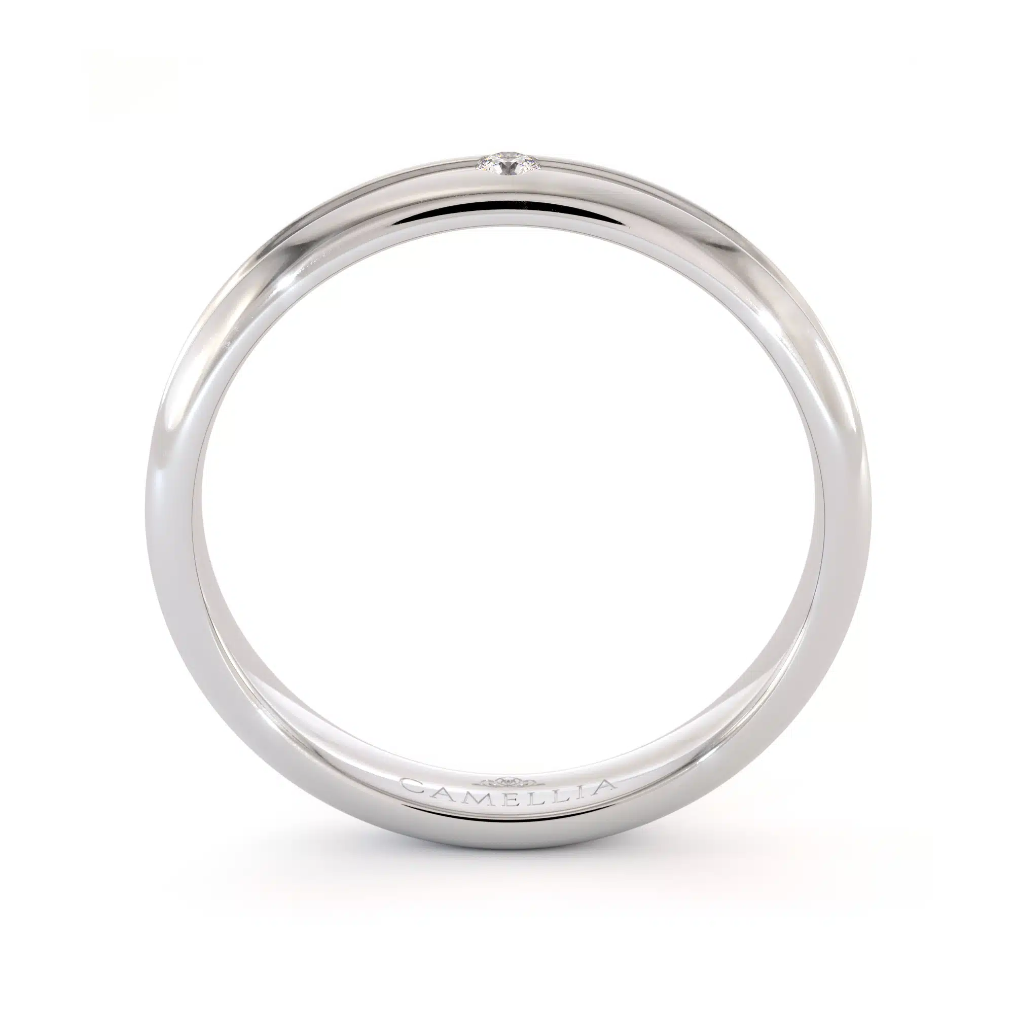 14k white gold classic diamond women band (4)