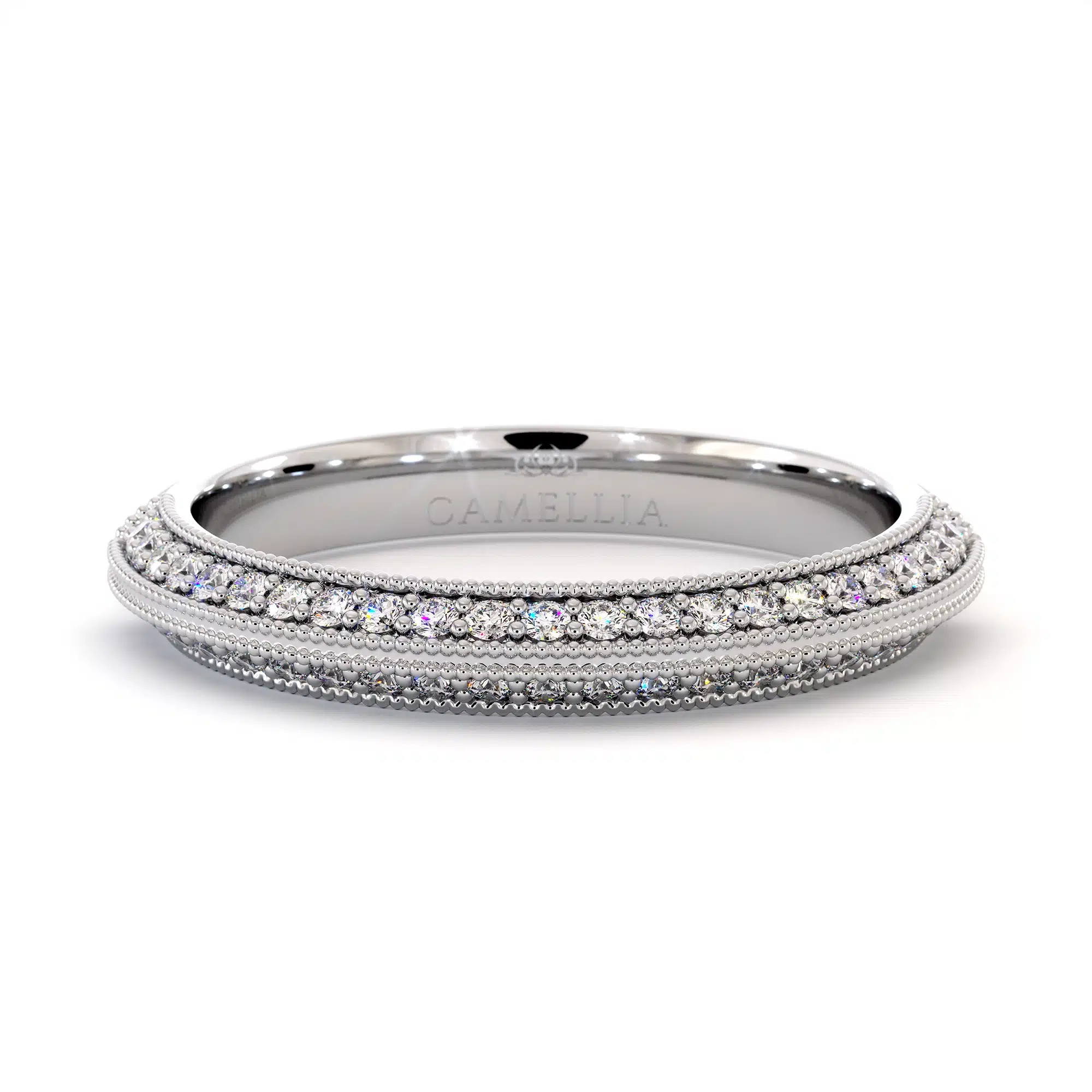 14k white gold eternity diamond ring (8)
