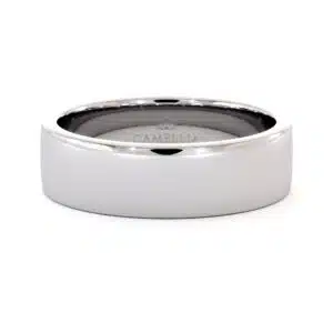 Brushed Finish Wide Men's Wedding Band