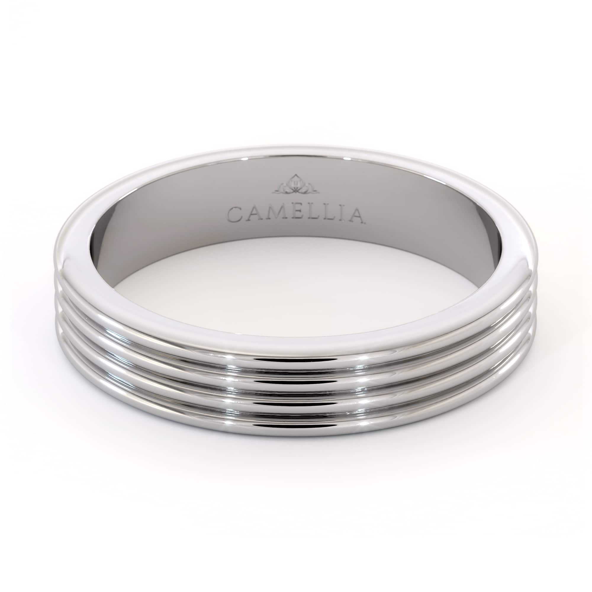 14k white gold women band (2)