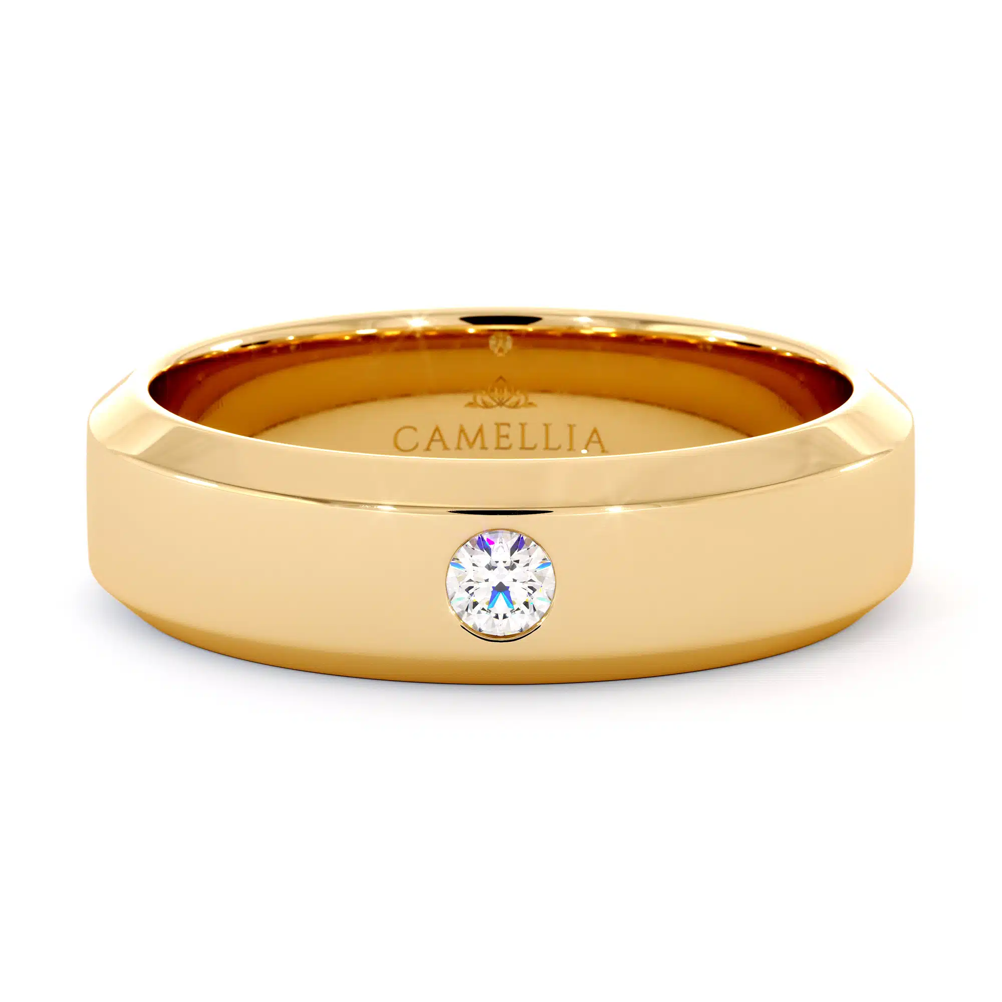 14k yellow gold diamond his band (4)